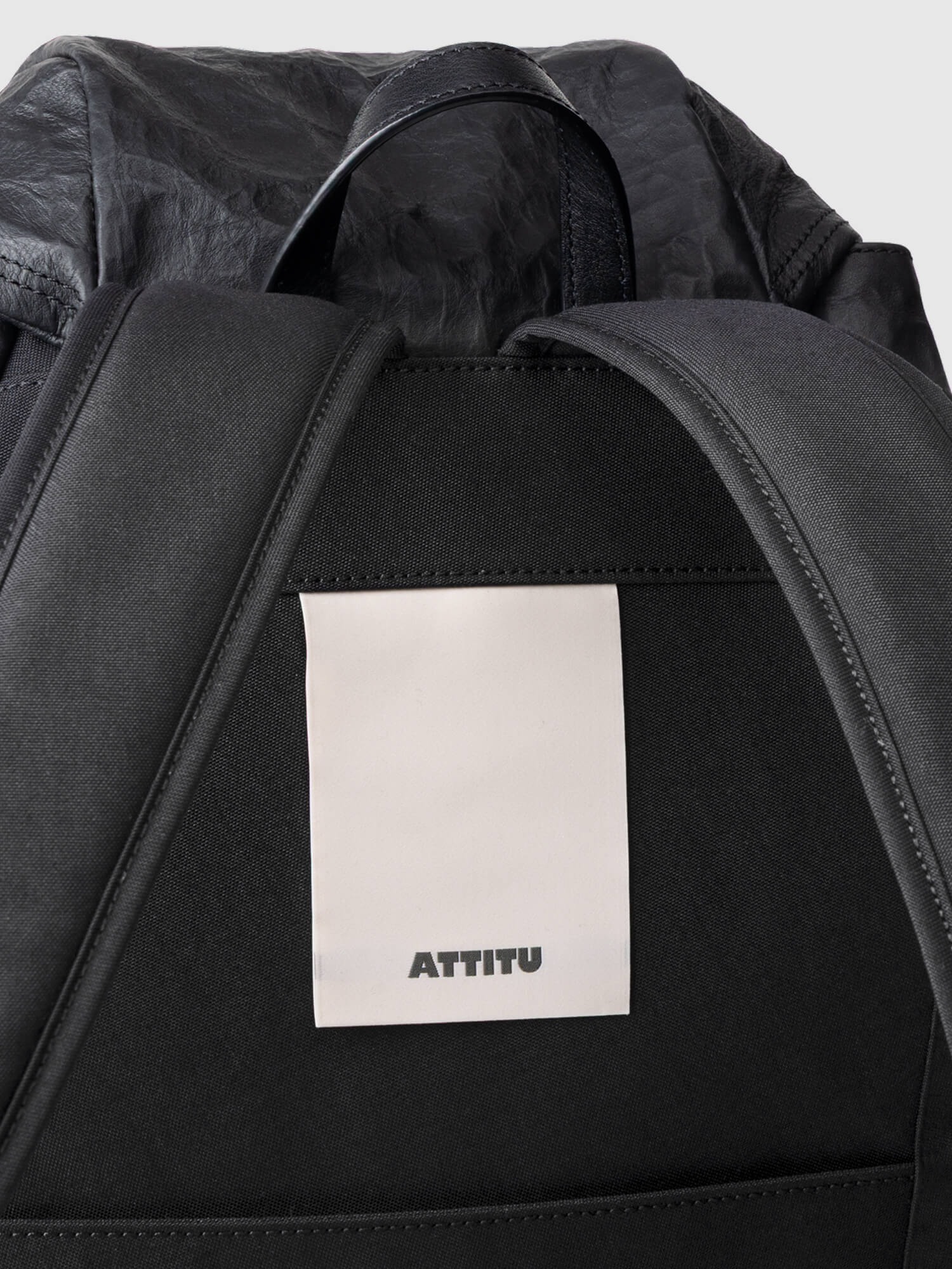 NYLON×LEATHER BACKPACK SF M 010