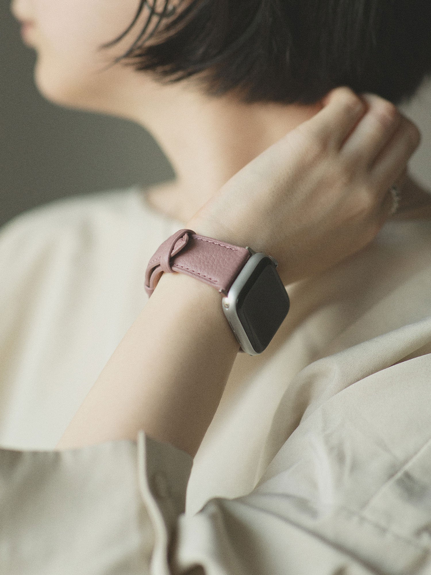 【数量限定色】レザーウォッチバンド Apple Watch用(ミディアムグレインレザー)