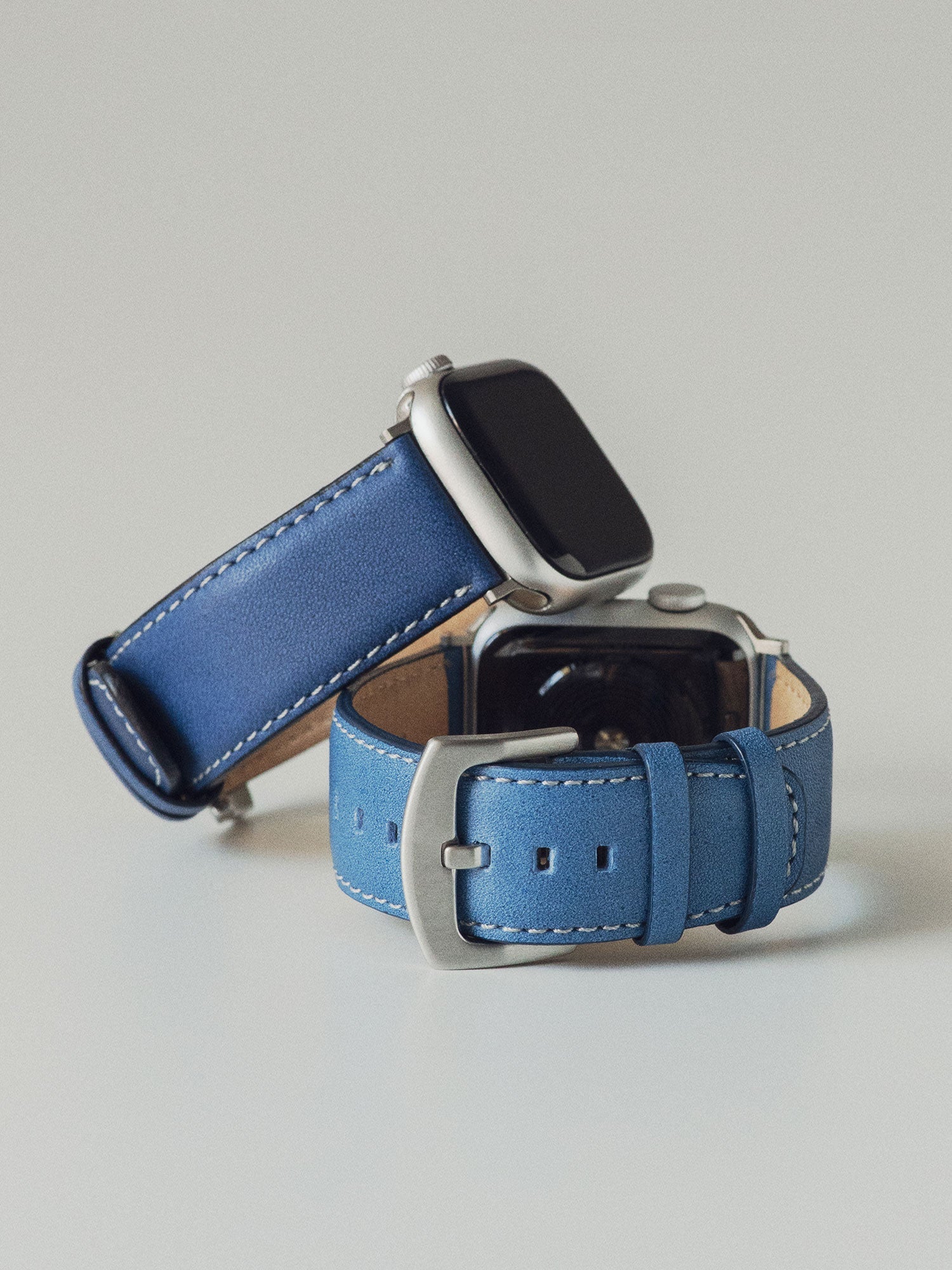 レザーウォッチバンド Apple Watch用(藍染革)