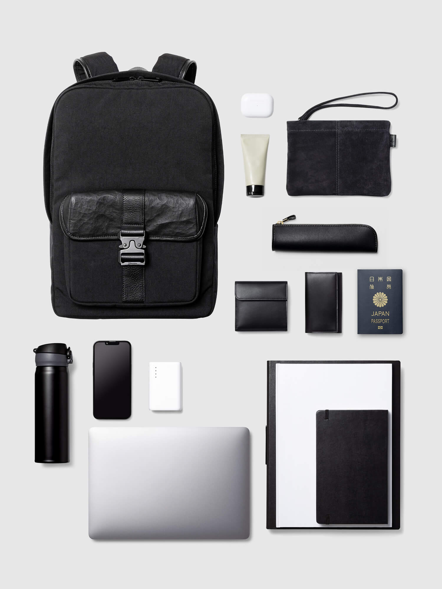 NYLON×LEATHER BACKPACK SL 016