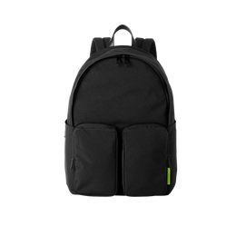 【数量限定色】NYLON BACKPACK DP M 006 ブラック×ライムグリーン