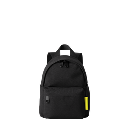 【数量限定色】NYLON BACKPACK XS 004 ブラック×ネオンイエロー