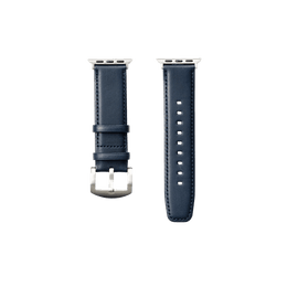 レザーウォッチバンド Apple Watch用（ヌメ革） ネイビー / S